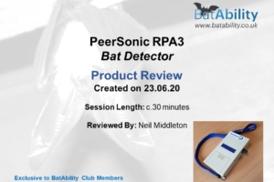 PeerSonic RPA3 Bat Detector