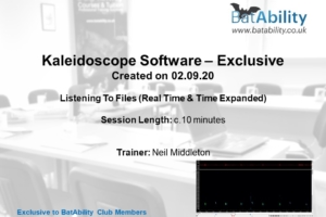 Kaleidoscope Software – Extras 2 – Listening To Files