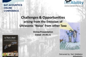 Challenges & Opportunities Arising from the Emission of Ultrasonic ‘Noise’ from other Taxa