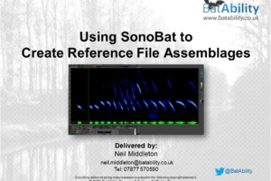 SonoBat Software – Creating Reference Files