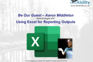 Using MS Excel to Create Reporting Outputs