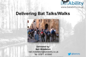 Delivering Bat Talks & Walks