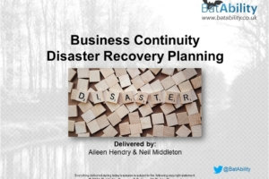 Business Continuity & Disaster Recovery Planning