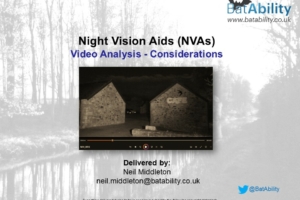 Night Vision Aids – Video Analysis Considerations