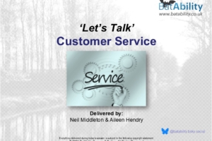 ‘Let’s Talk’ – Customer Service